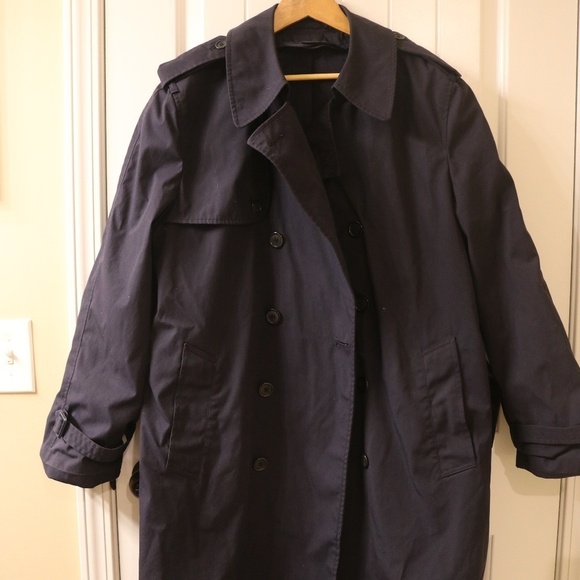US AIR FORCE 42R Navy blue heavy coat no liner